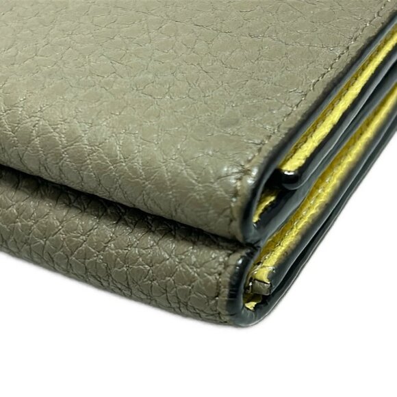 FENDI - Brown Leather Trifold Wallet 177-081225 - Picture 4 of 9